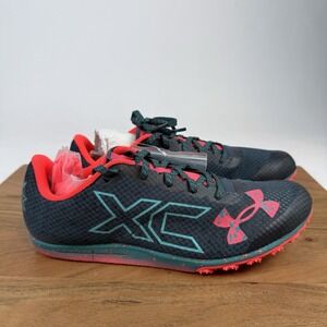 New NIB Mens Under Armour Brigade XC Low Spiked Track Shoes Sneakers Size 8 M